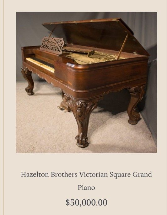 Hazelton Brothers SQUARE GRAND PIANO 