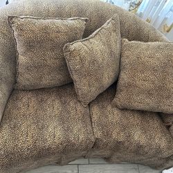 Leopard Print Sofa
