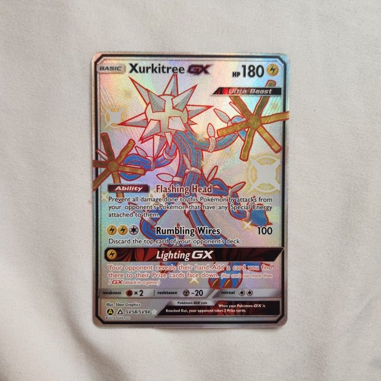 Shiny Xurkitree GX SV58