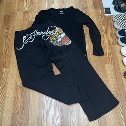 Ed Hardy Pants & DKNY Shirt