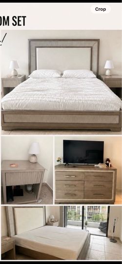 Bed and dresser