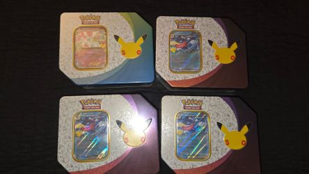 Pokemon 30th Tins