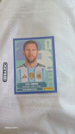 Rare Blue parallel Messi sticker pannini 2026 world cup