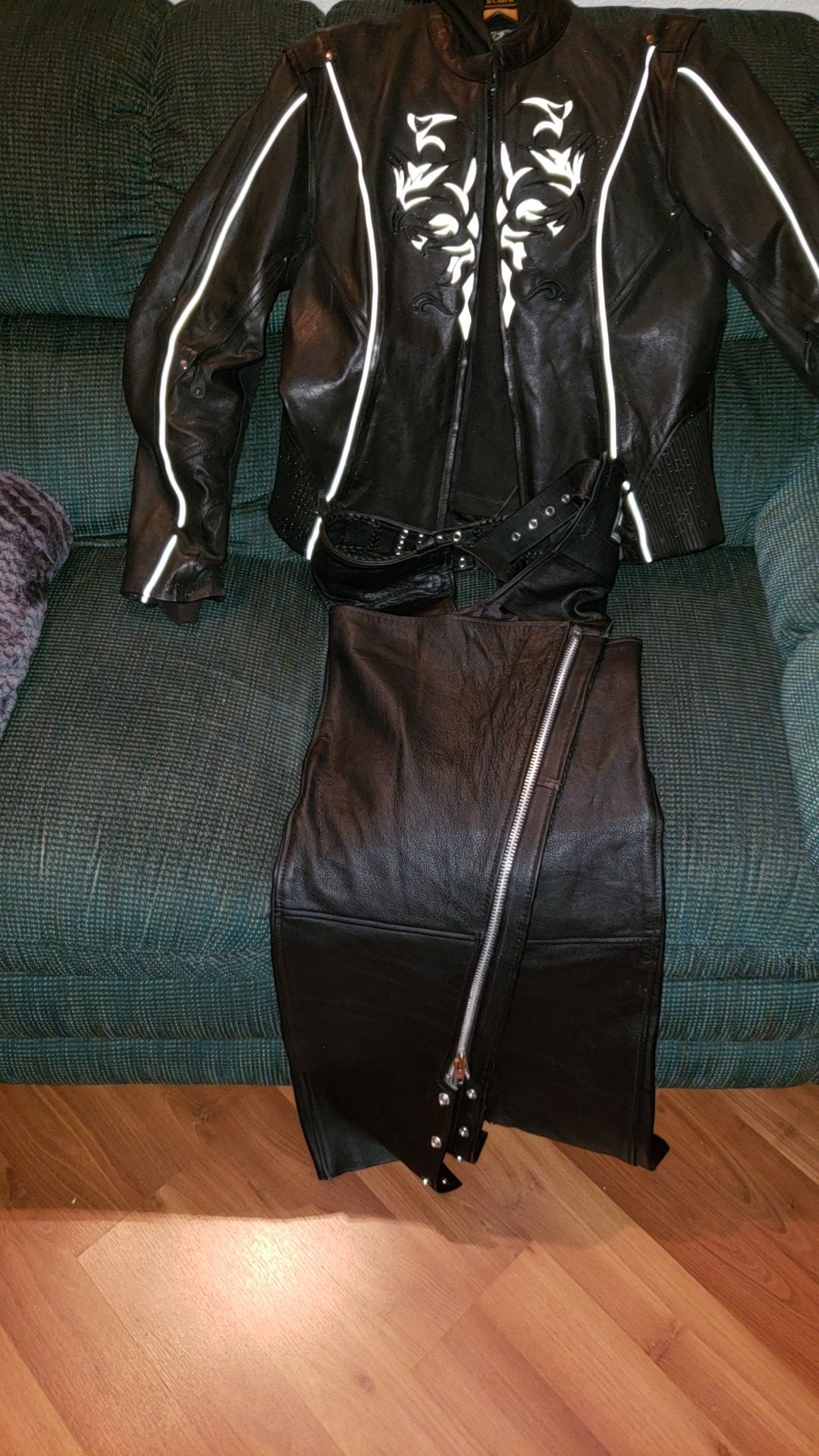 Leather riding gear,women's