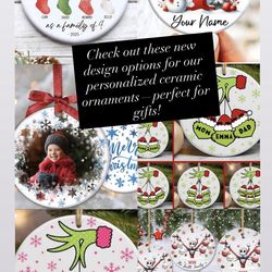 Personalized Christmas Ornament 