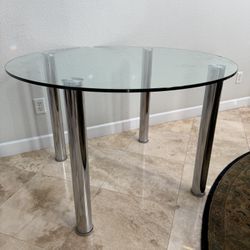 Glass Table 43”