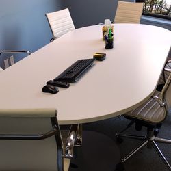 Conference Table And Chairs - $400