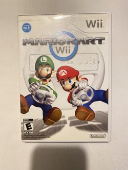 Mario Kart Wii - Nintendo Wii Complete CIB w/ Manual & Inserts- TESTED