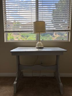 Wood Desk / Console Table – Rustic Style