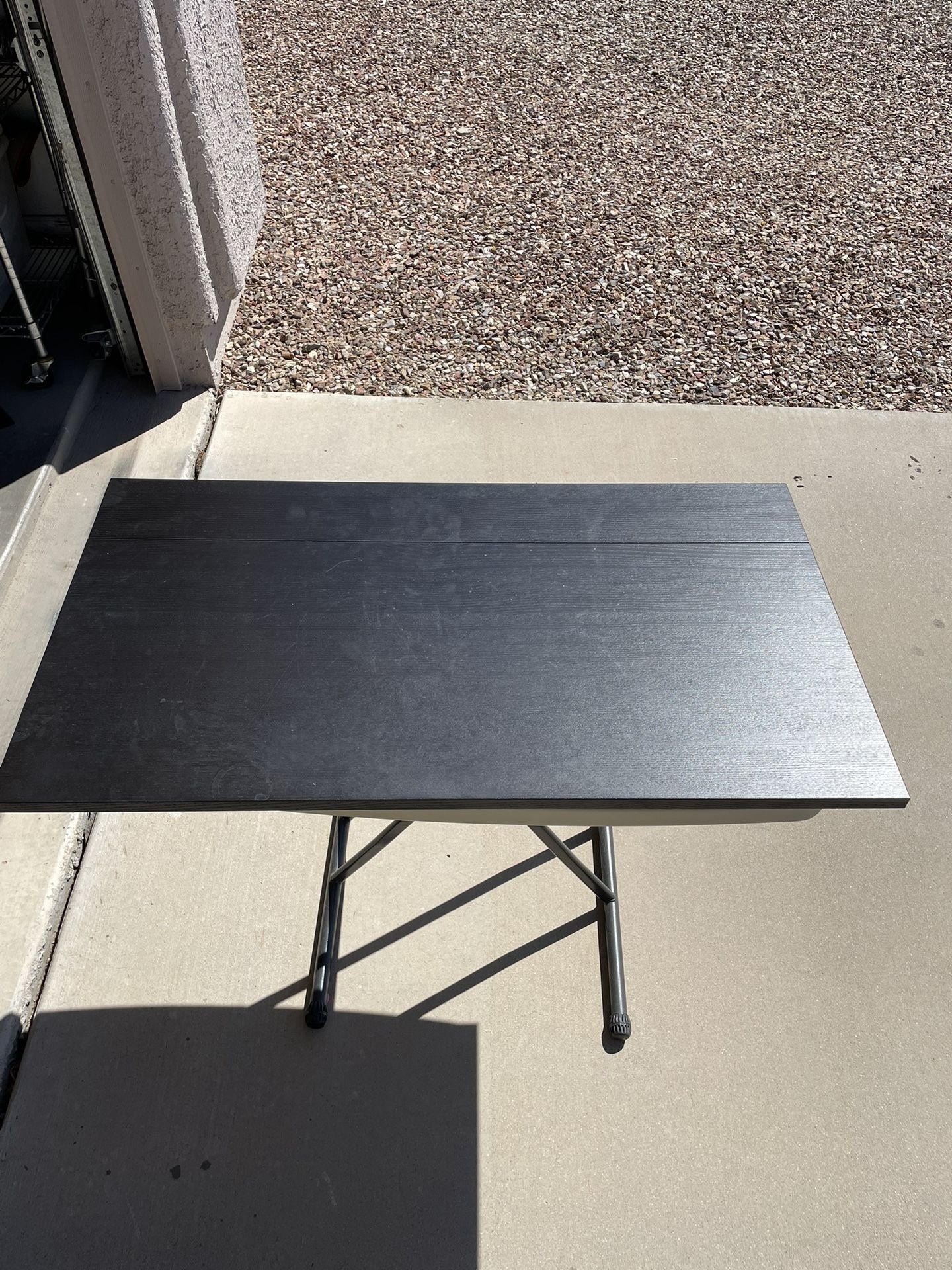 IKEA Bjursta Collapsible Desk & Dalfred Stool