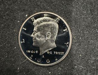 2002 S Gem Proof Kennedy Half Dollar With A Beautiful Ultra Cameo 6