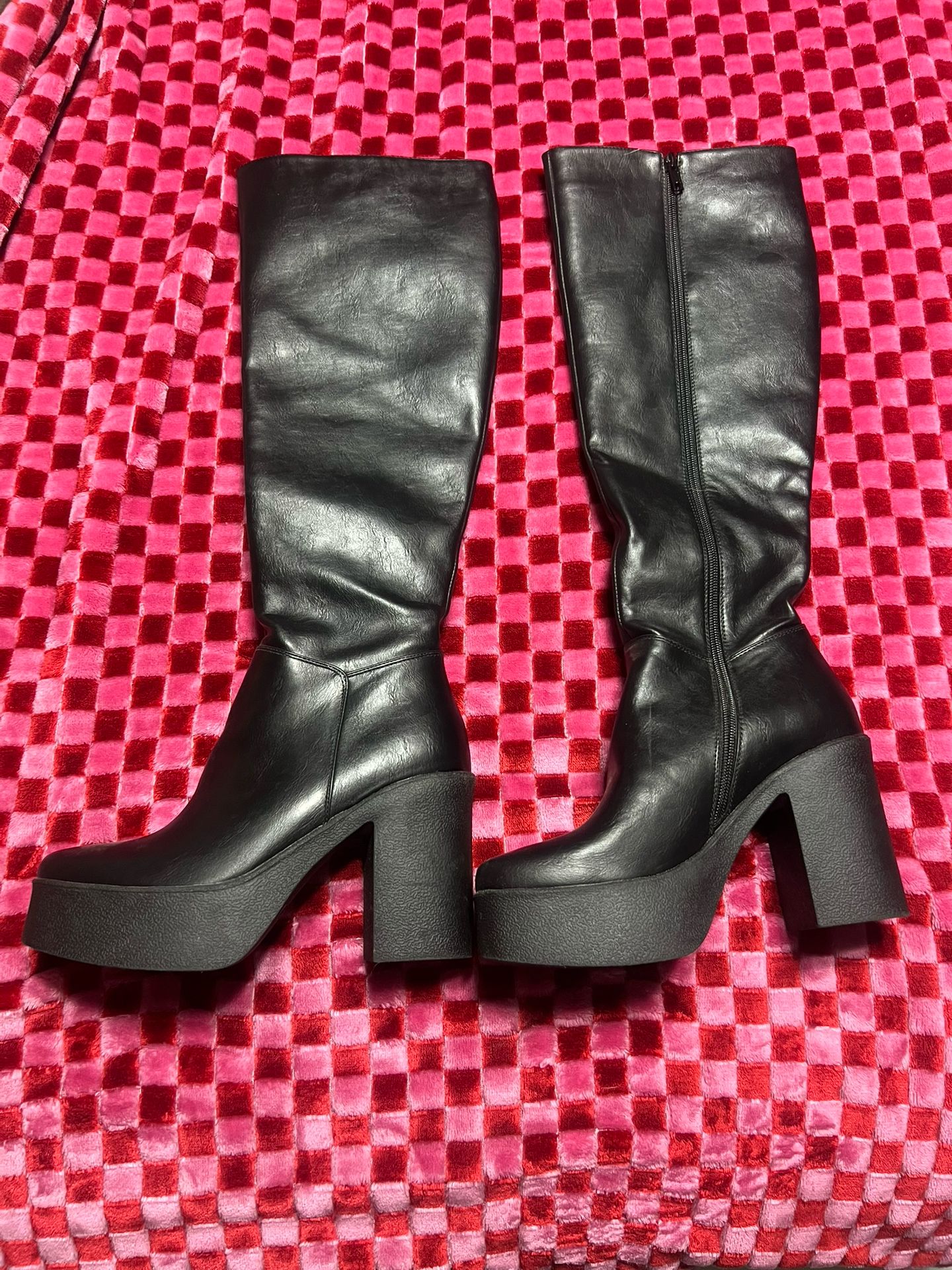 Lamoda Black Leather Boots