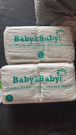 Diapers (size 1) $10 for both