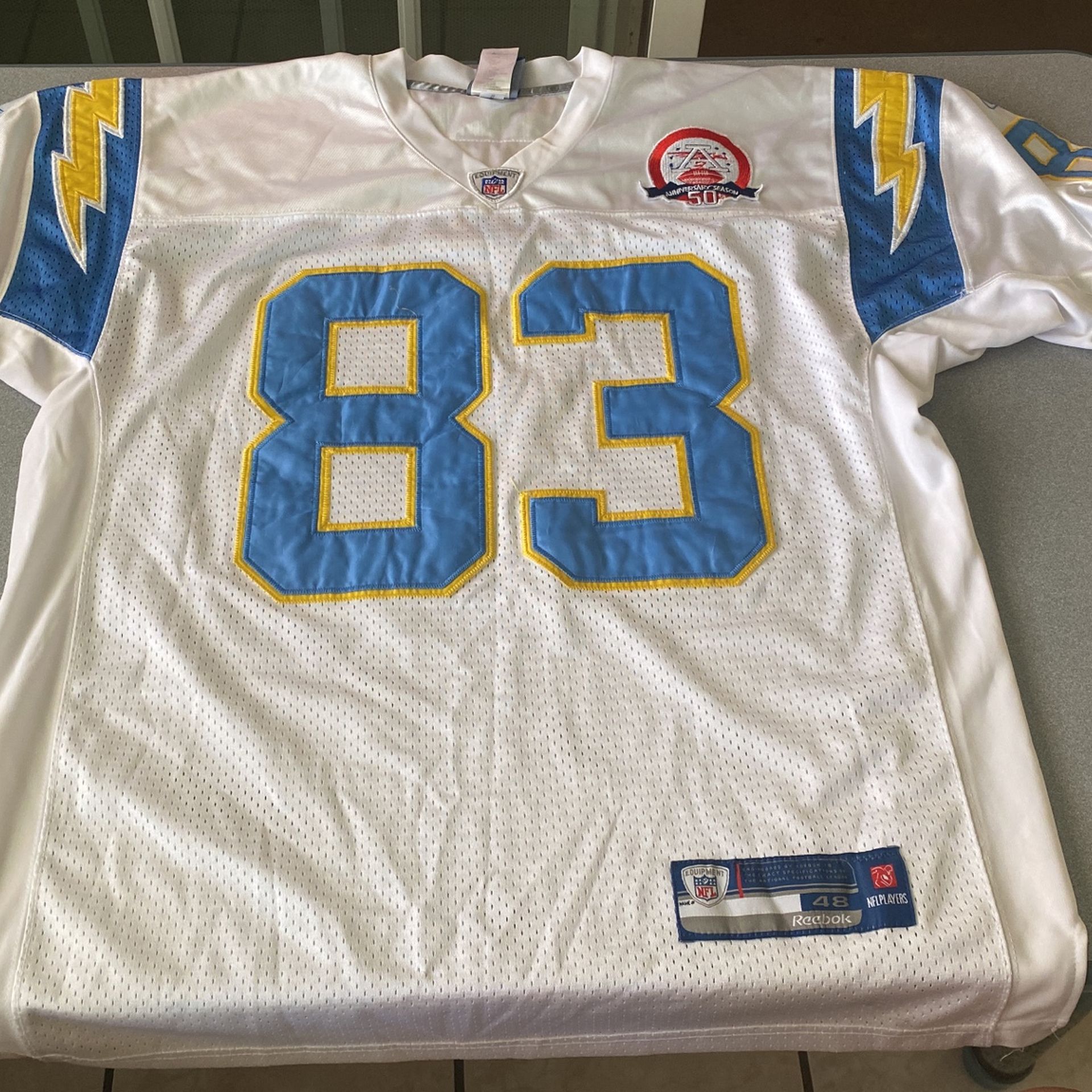 diego chargers jersey