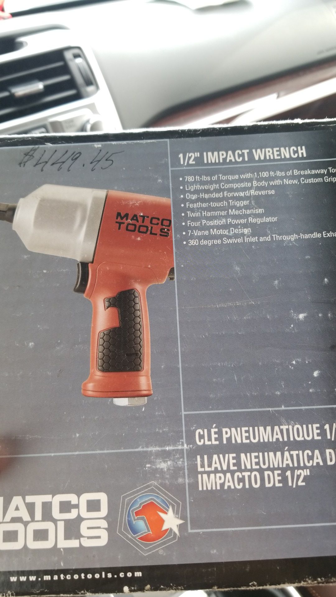 1/2 Inch Impact wrench