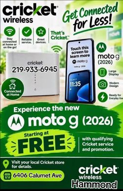 Hammond Cricket Wireless 🛜 Home Internet Available Hablamos Español