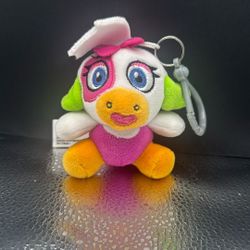 Five Nights Of Freddy Security Breach Chica Plush Keychain 