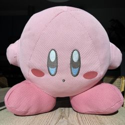 Limited Rare Nintendo Kirby Soft Fluffy Waffle BIG Plush Japan Import ~12-13”
