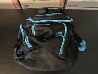 PBAW Pickleball Backpack Bag – Black/Blue