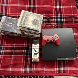 PS3 Slim 320 Gb With Games 
