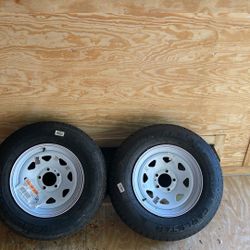New Trailer Tires And Steel Rims