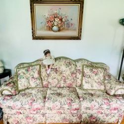 Moving Sale: 2 Floral Beautiful Couches - $450 