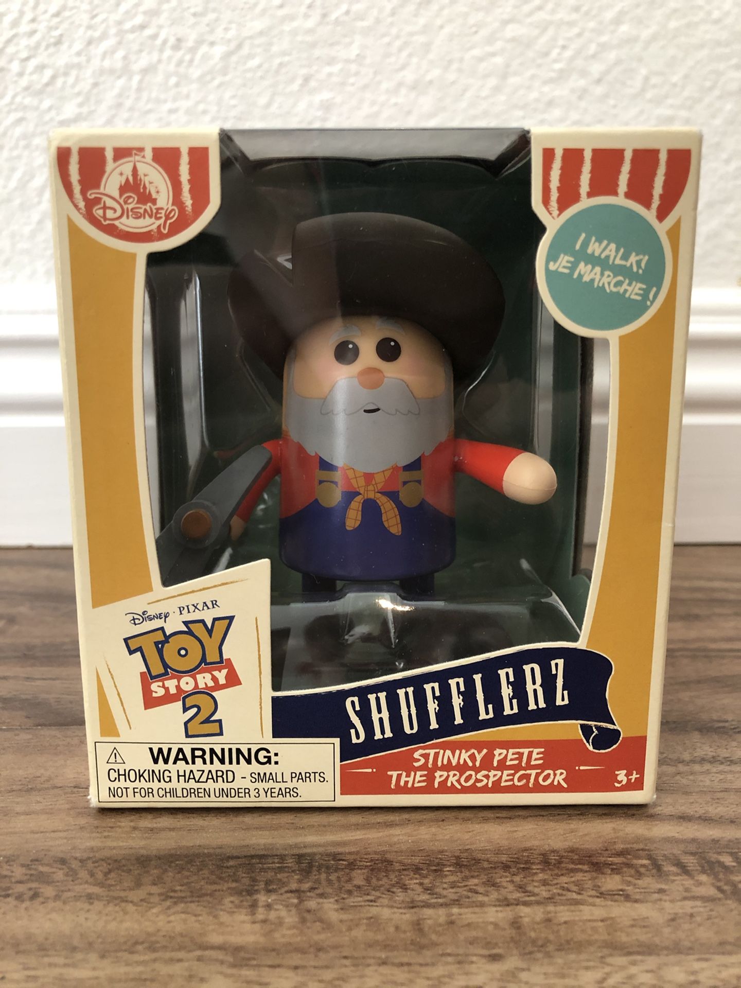 STINKY PETE PROSPECTOR SHUFFLERZ 2019 DISNEY PIXAR TOY STORY 2 WINDUP FIGURE NIB