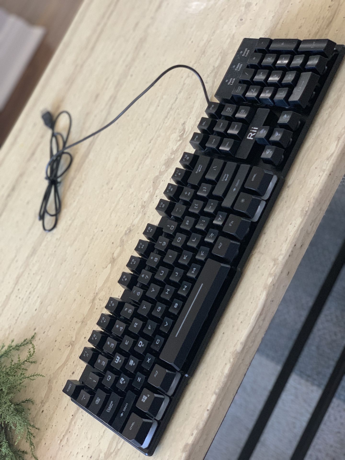 Mixed Color LED Backlit Gaming Keyboard