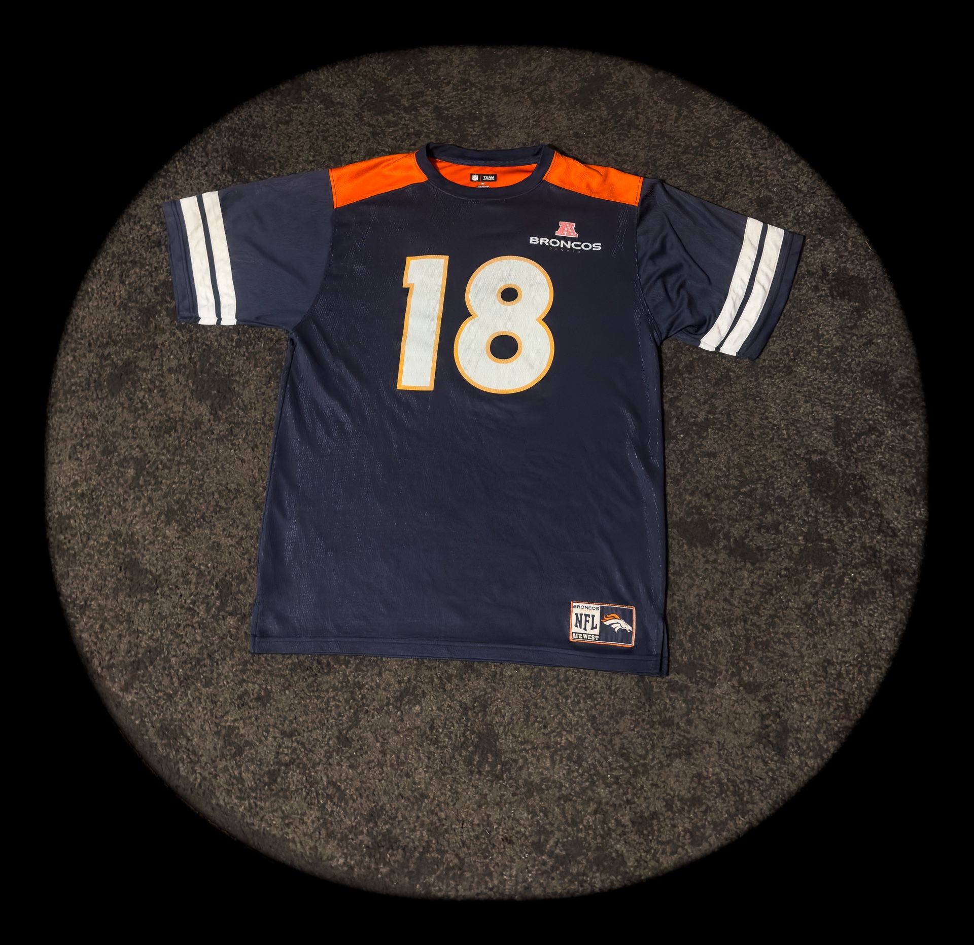 Vintage NFL AFC WEST Peyton Manning #18 Denver Broncos Jersey