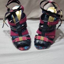 Womens Baby Phat strappy heels size 7.5