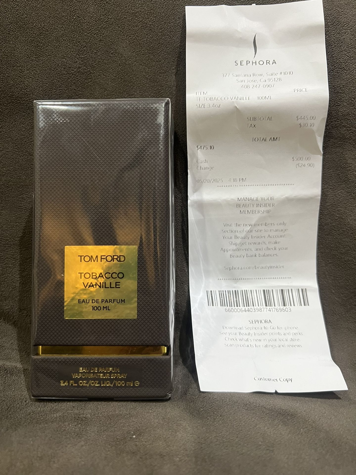 Tom Ford Tobacco Vanille 3.4 FL.OZ 100ML