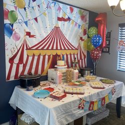 Circus Birthday Party Decor