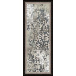 New Nagao "Weathered Damask Panel I" Framed Print (1 Piece)