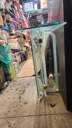 Glass Picture Shelf