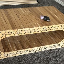 Creekwood Rustic Coffee Table 47"