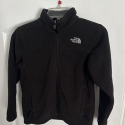 Boys Black North Face Fleece Size Small