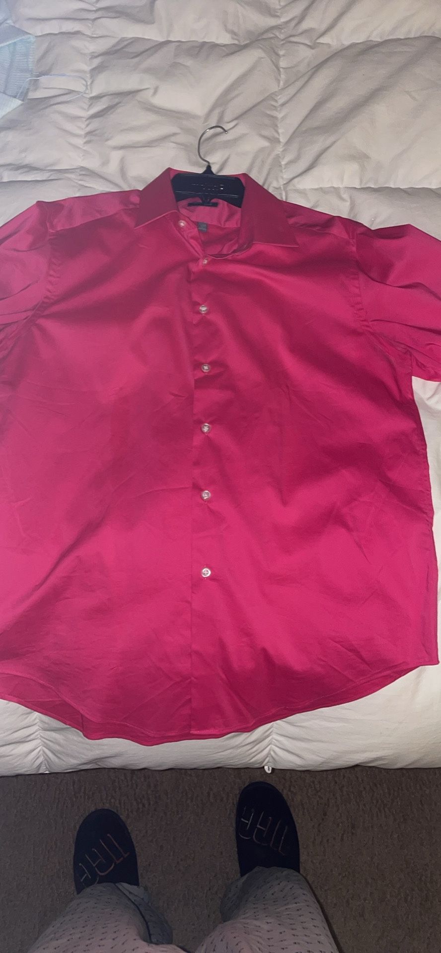 Exclusive Dark Pink Long Sleeve Shirt
