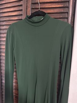 Zara Maxi Dress Vestido Verde