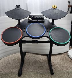 Guitar Hero World Your Drum Set Nintendo Wii -  (Set Comes with Pedal And Sticks)