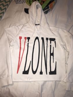 Vlone white hoodie