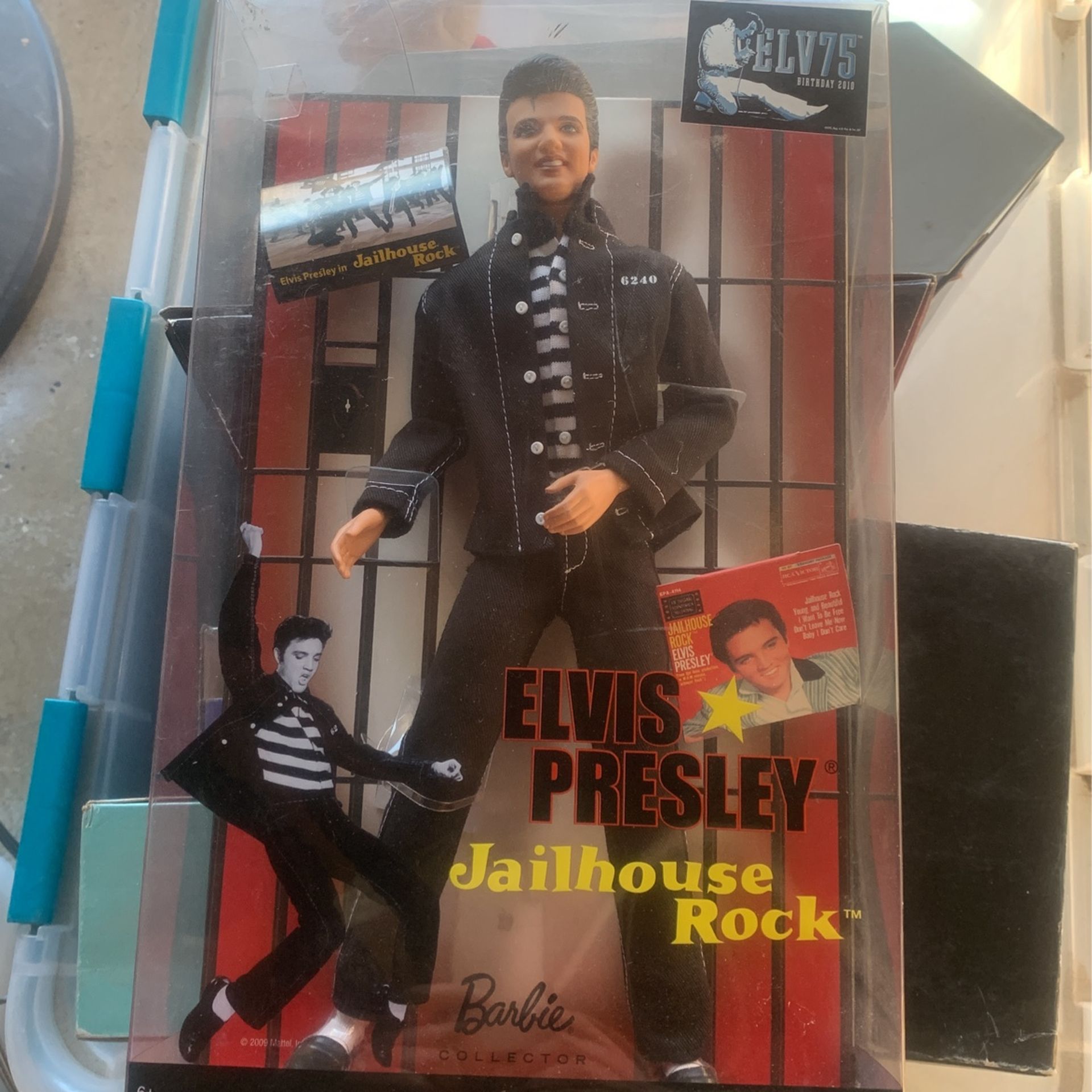 Elvis Presley Jailhouse Rock. Pink Label Barbie Collector.