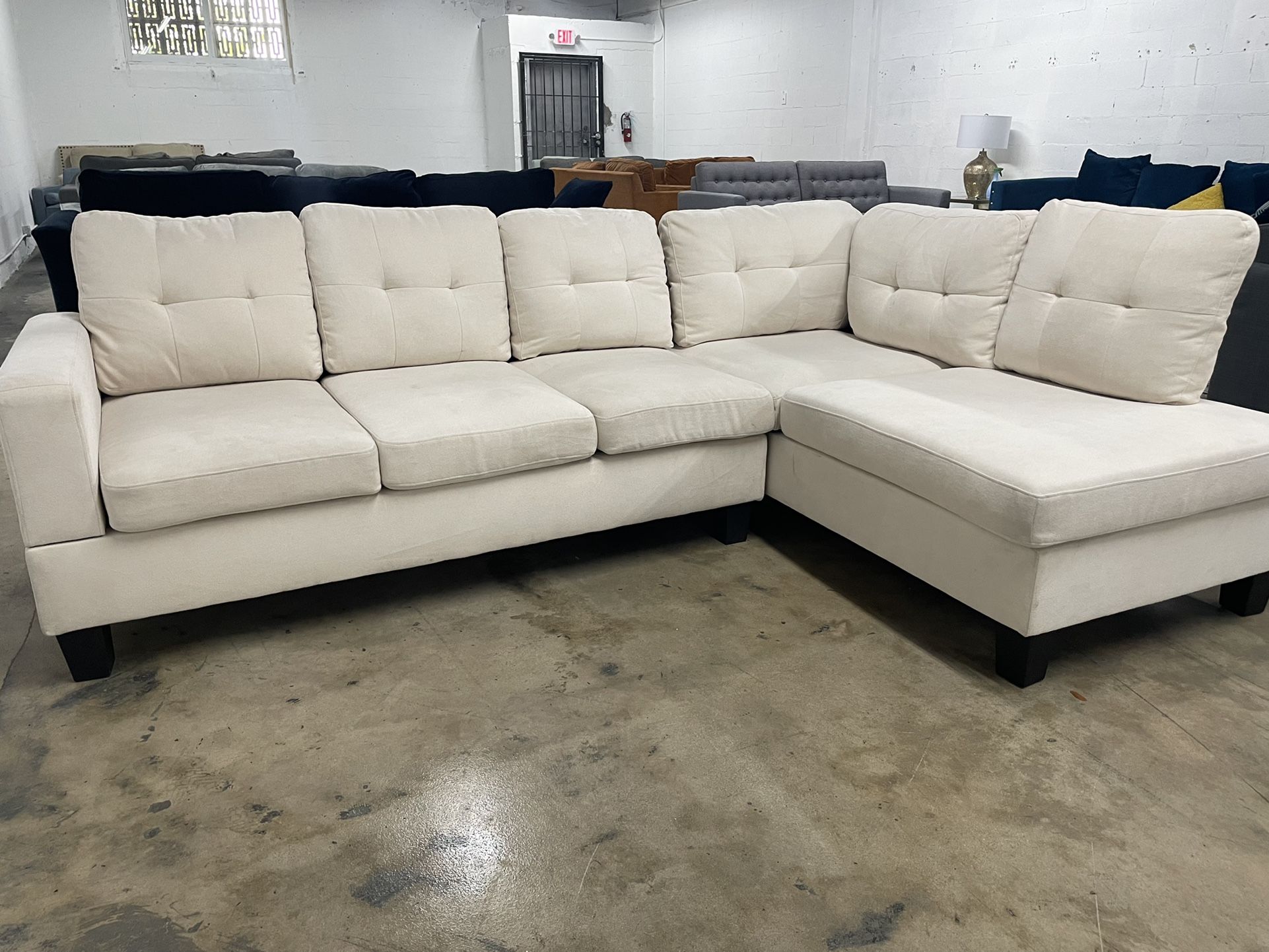 Beautiful Beige Sectional Couch Perfect Conditions  Home & Garden