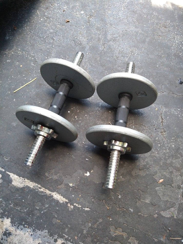 Set Of Dumbbells Metal