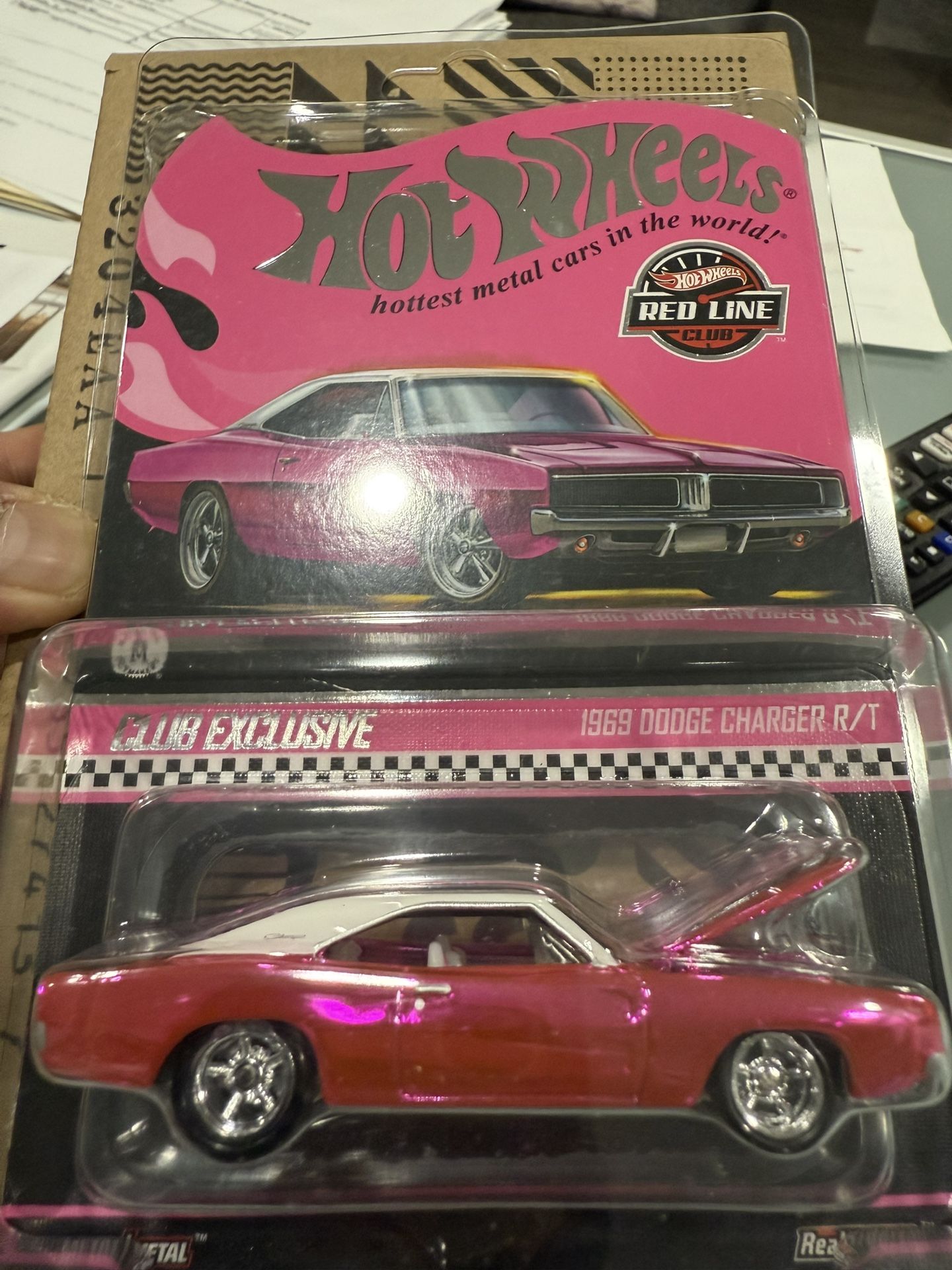 Hot Wheels RLC Exclusive 69 Dodge Charger Pink