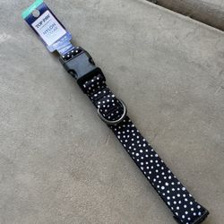 L Polka Dot Dog Collar