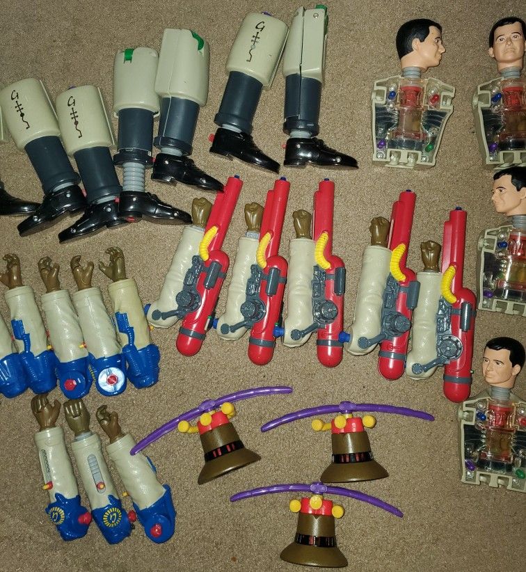 Vintage 1999 Inspector Gadget McDonalds Toy Action Figure pieces lot