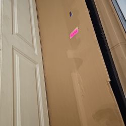 9 X 7 Garage Door  Steel Back. 