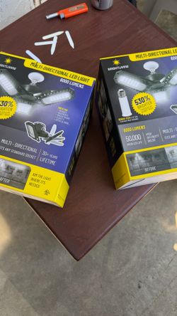 Multi directional LED lights (x2)