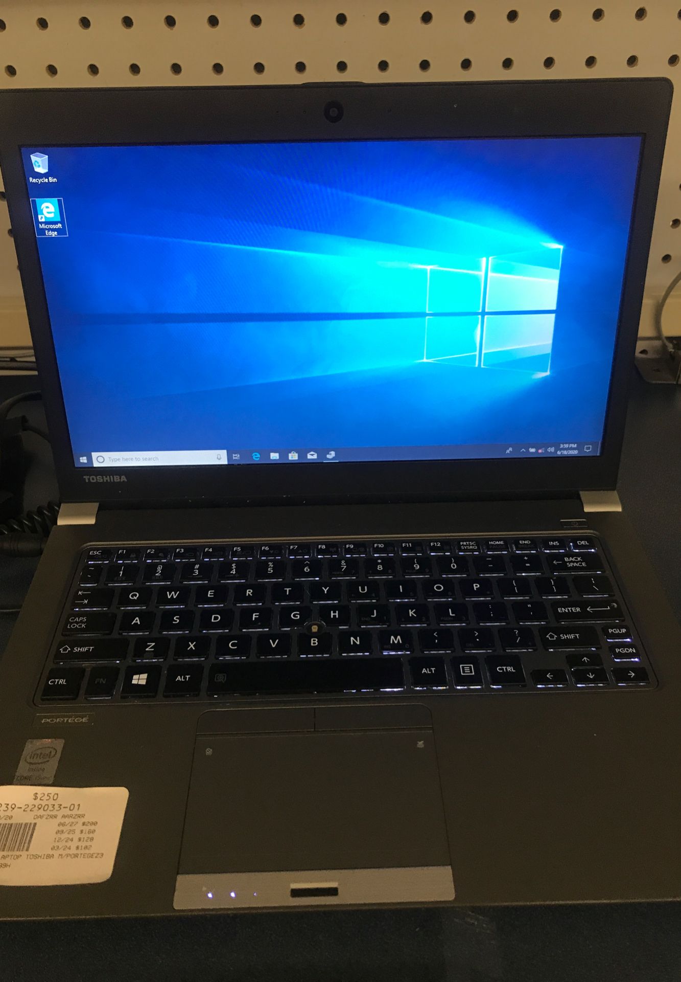 Toshiba laptop