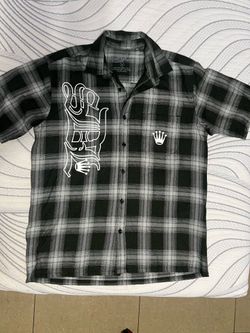 SDL SHORT SLEEVE FLANNEL (GREY)